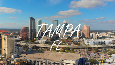 Amalie Arena - Tampa, Florida - 4k Drone Footage 